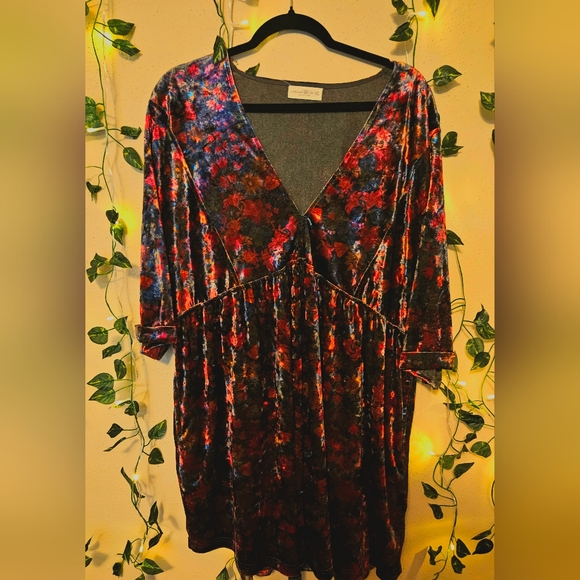funky & velvet natural life mini dress - Picture 1 of 10
